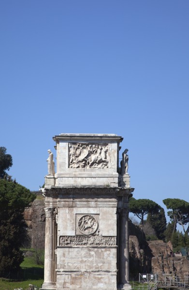 Italy, Lazio, Rome, Detail of the Arch of Constantine. 
Photo Stephen Rafferty / Eye Ubiquitous