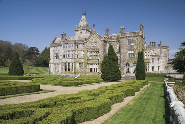 Ireland, County Limerick, Adare, Adare Manor 19th century manor house now a luxury hotel and golf