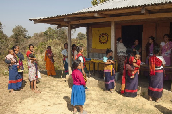 Bangladesh, Chittagong Division, Rangamati, United Nations Mother and Child health clinic in Chakma