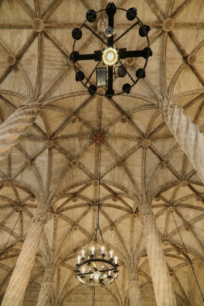 Spain, Valencia Province, Valencia, Spain, Valencia Province, Valencia, Llotja de la Seda, Ceiling