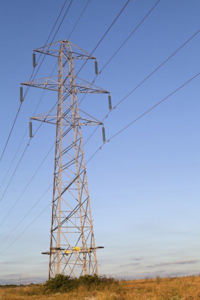 Environment, Power, Electricity, Pylons in the Hampshire countryside, England. 
Photo Bennett Dean