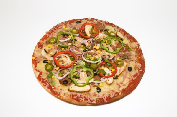 Food, Cooked, Pizza.