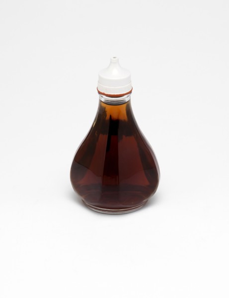 Food, Condiment, Vinegar, A bottle of malt vinegar on a white background.