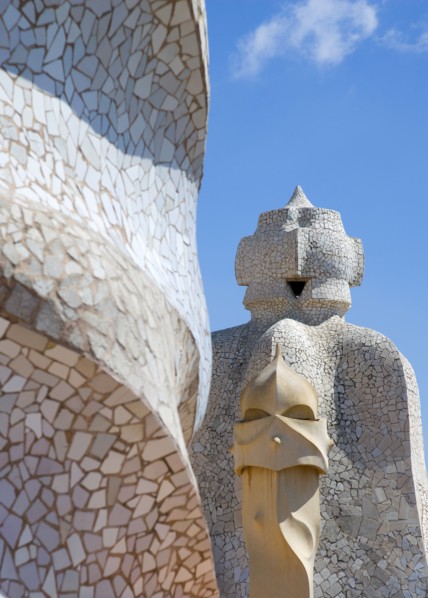 Spain, Catalonia, Barcelona, La Pedrera.