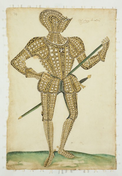Armure dessinée par Jacob Halder pour Sir Henry Lee
