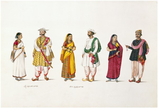 Les castes hindoues Kshatriya et Fujerati