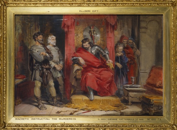 Cattermole, Macbeth renseignant les assassins