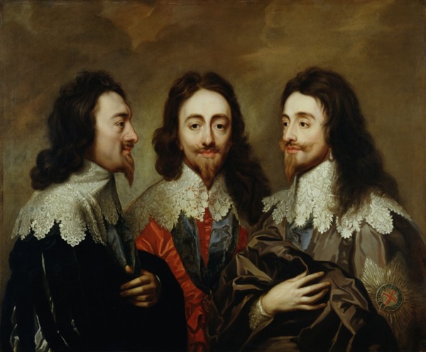 Anonyme, Triple portrait de Charles 1er