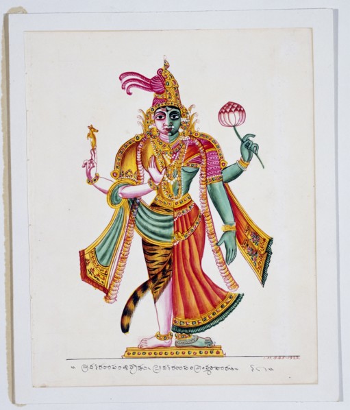 Ardhanari, l'union de Shiva et Parvati