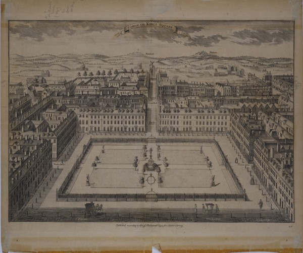 Days, King's Square à Londres, 1754