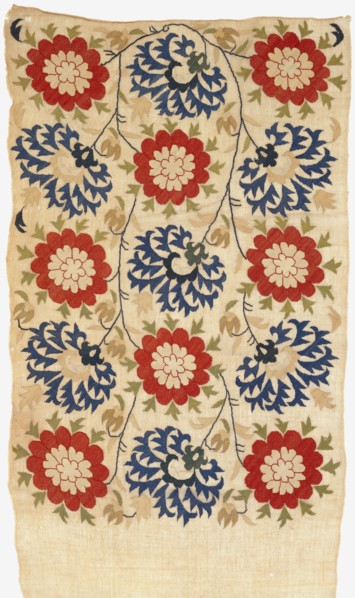 Drap de bain brodé