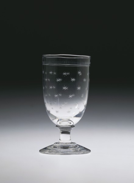 Verre à gelée ou crème anglaise, vers 1870