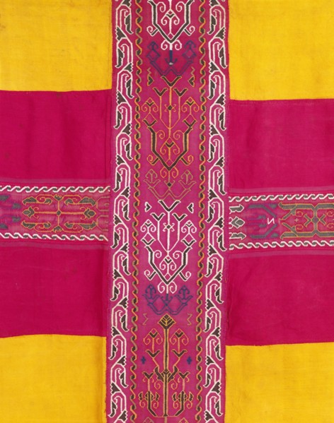 Détail d'une robe fourreau