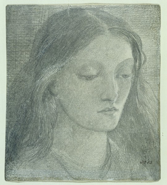 Rossetti, Portrait d'Elisabeth Eleanor Siddall