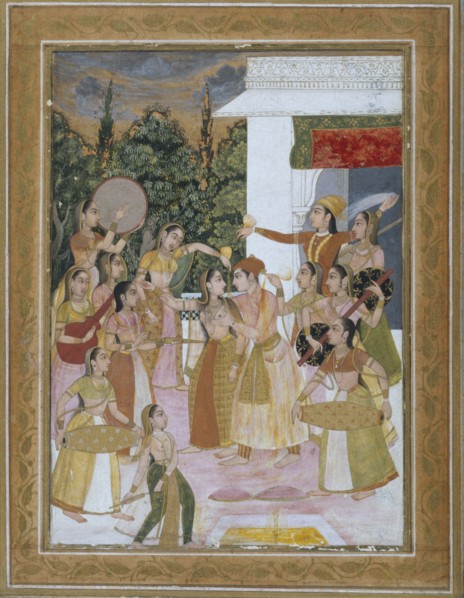 Prince hindou et son harem