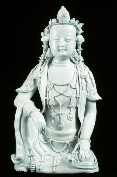 Statuette représentant Guanyin, déité bouddhique