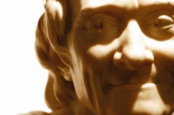 Houdon, Buste de Voltaire (détail)