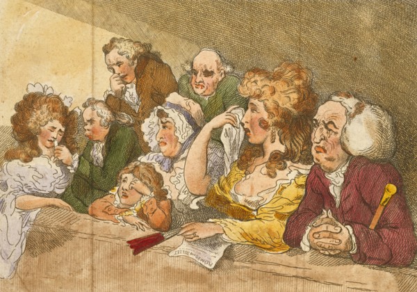 Rowlandson, Spectateurs d'une comédie