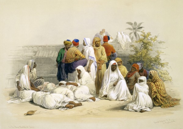 Roberts, Marché d'esclaves du Caire