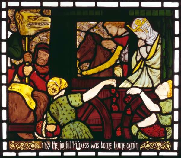 Rossetti, La Légende de Saint Georges