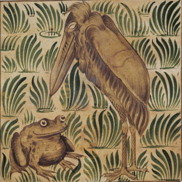 De Morgan, Cigogne et grenouille
