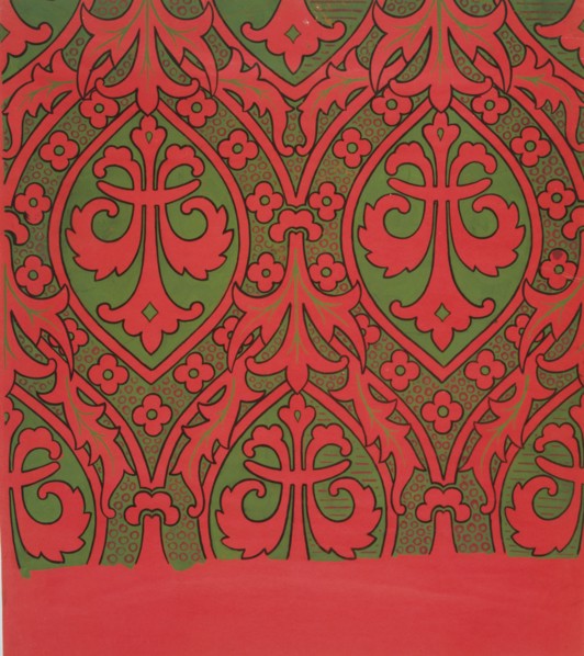Pugin, Motif pour papier peint