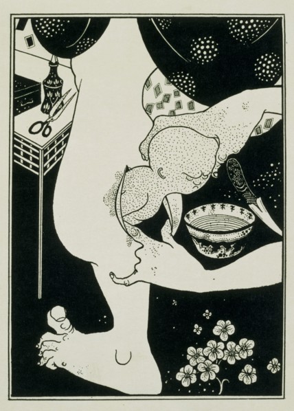 Beardsley, Naissance par le mollet