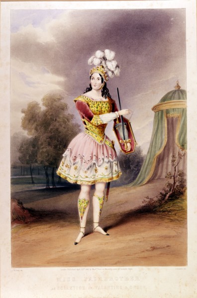 Anonyme, Miss Fairbrother incarnant Eglantine dans Valentine et Orson