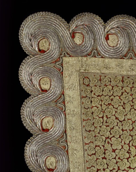 Détail d'un manteau pour femme, Albanie