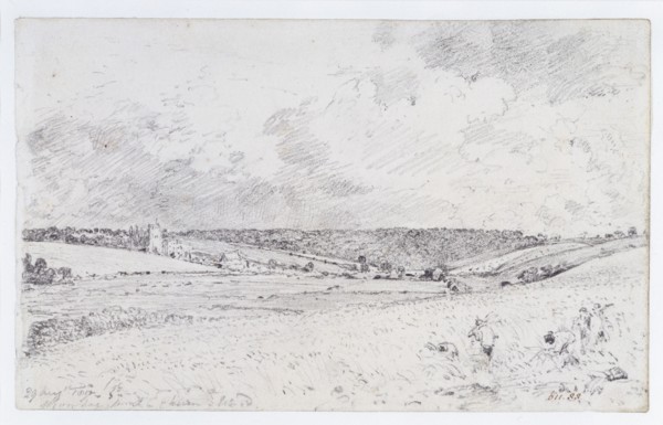 Constable, Churn Wood and Greenstead Church