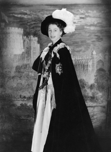 Portrait de la reine Elisabeth II