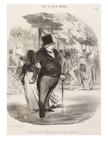 Daumier, Ce N'est Pas Sous L'Empire Qu'on Aurait Dansé Comme Ça !