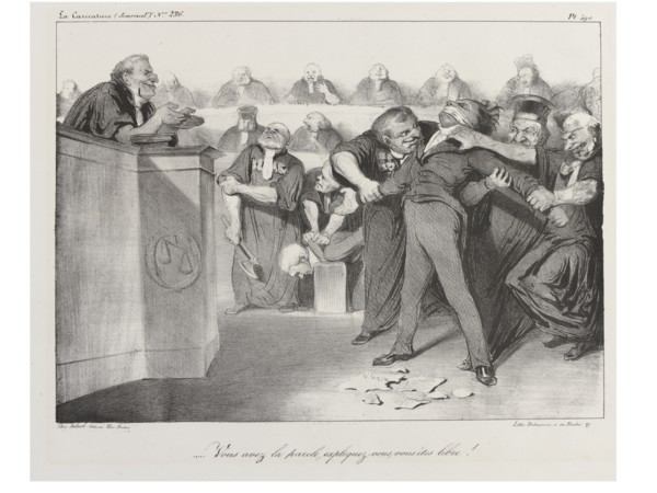 Daumier, Vous Avez la Parole, Expliquez-vous, Vous Etes Libre !
