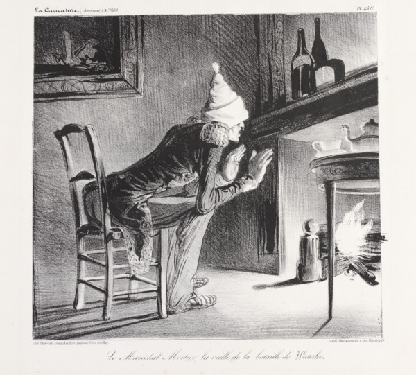 Daumier, Le Maréchal Mortier la Veille de la Bataille de Waterloo