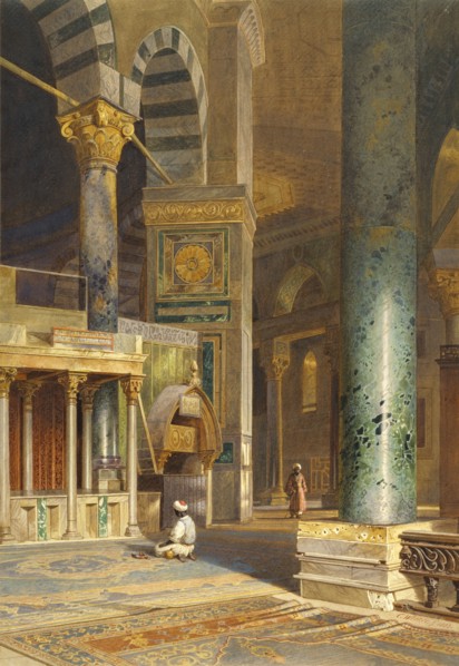 Werner, Intérieur du Dôme du Rocher