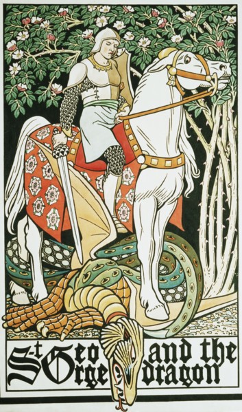 Heywood Sumner, Saint George terrassant le Dragon