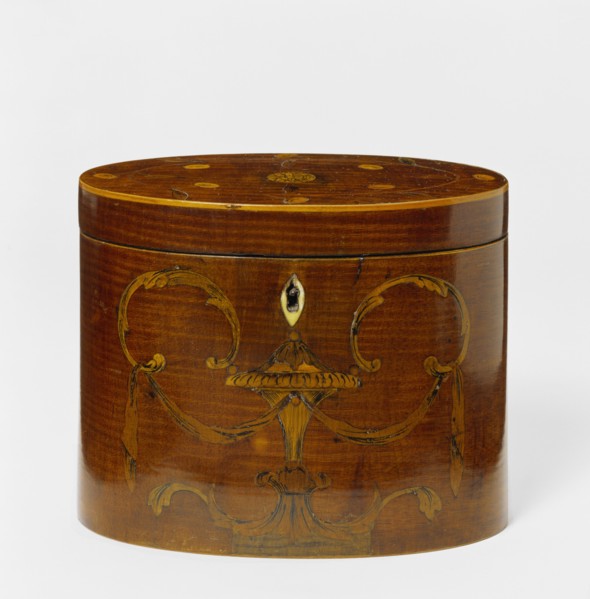 Tea caddy. England, late 18th century