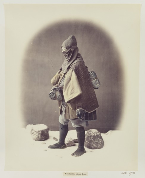 Beato, Un marchant dans des vêtements d'hiver