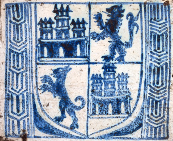 Tile. Spain, 17th century