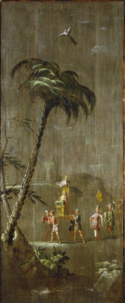 Decorative Chinoiserie Panel, by Robert Robinson. England, late 17th century
