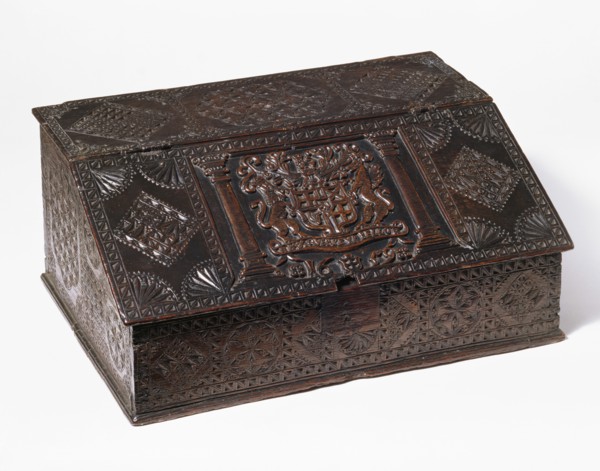 Oak Writing Box.England, 1659