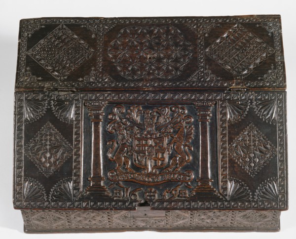 Oak Writing Box.England, 1659