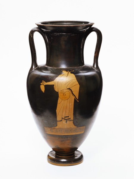 Greek Amphora, by the Nikon Painter. Attica, Greece, mid-5th century BC