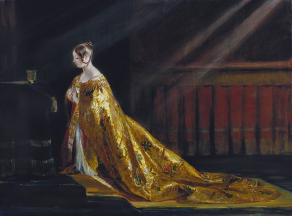 Queen Victoria in her Coronation Robes, by Charles Robert Leslie. England, 1838