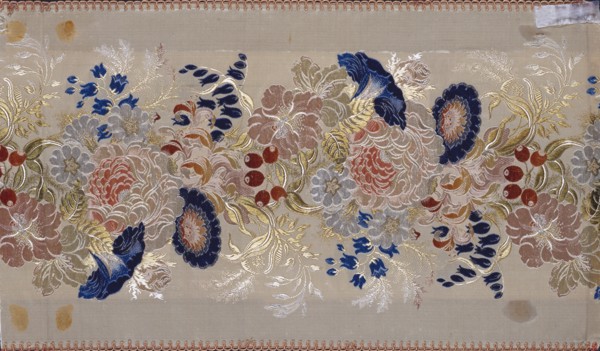 Coventry Town Ribbon, by M.Clack. Coventry, England, mid-19th century