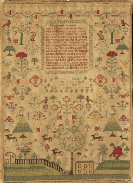The Lord's Prayer Sampler. England, 1752