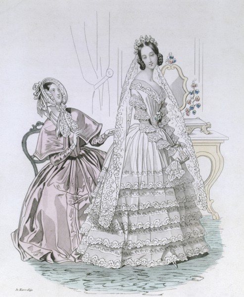 Modes des Paris - Petit Courrier Des Dames. England and France, 1842