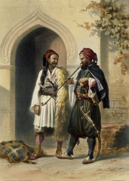 Prisse d'Avennes, Soldats arnaoute et ottoman