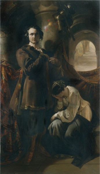 Macready as Werner, by Daniel MacLise. Great Britain, mid-19th century