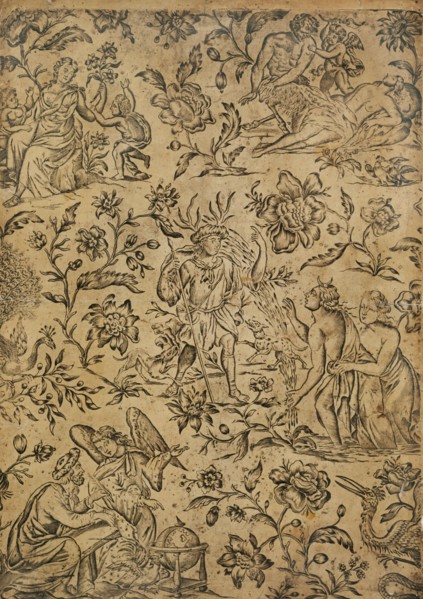 Wallpaper. England, late 17th century